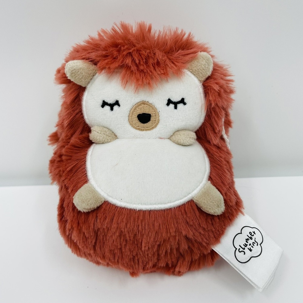 Slumberkins Hedgehog Mini Plush Rust Orange Emotional Support Toy 4 Inch 100415S